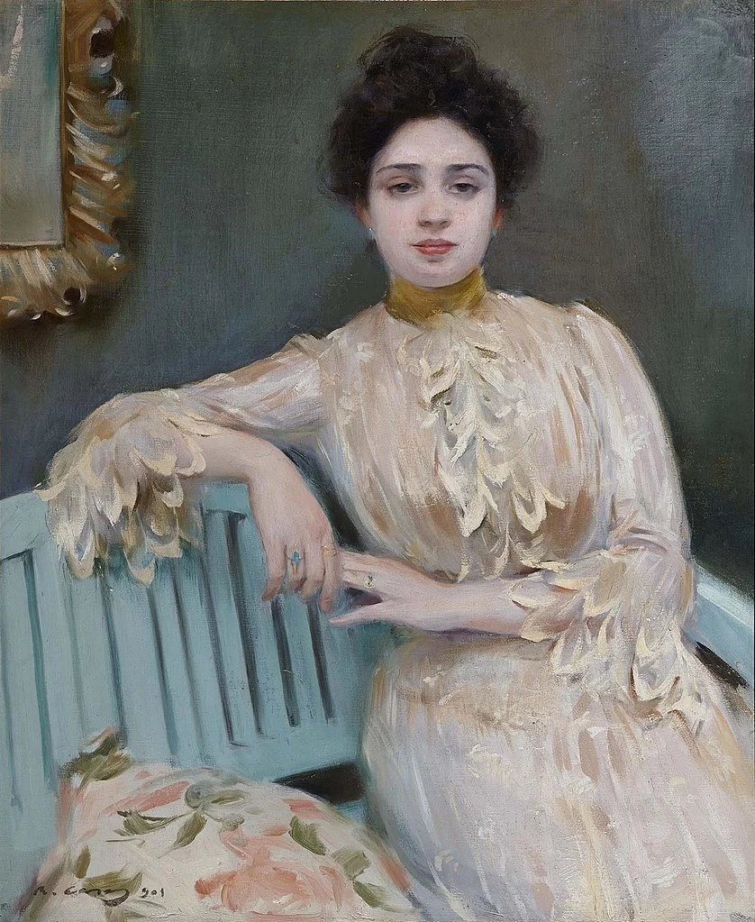 Ramon Casas - Retrato de Mercedes Llorach